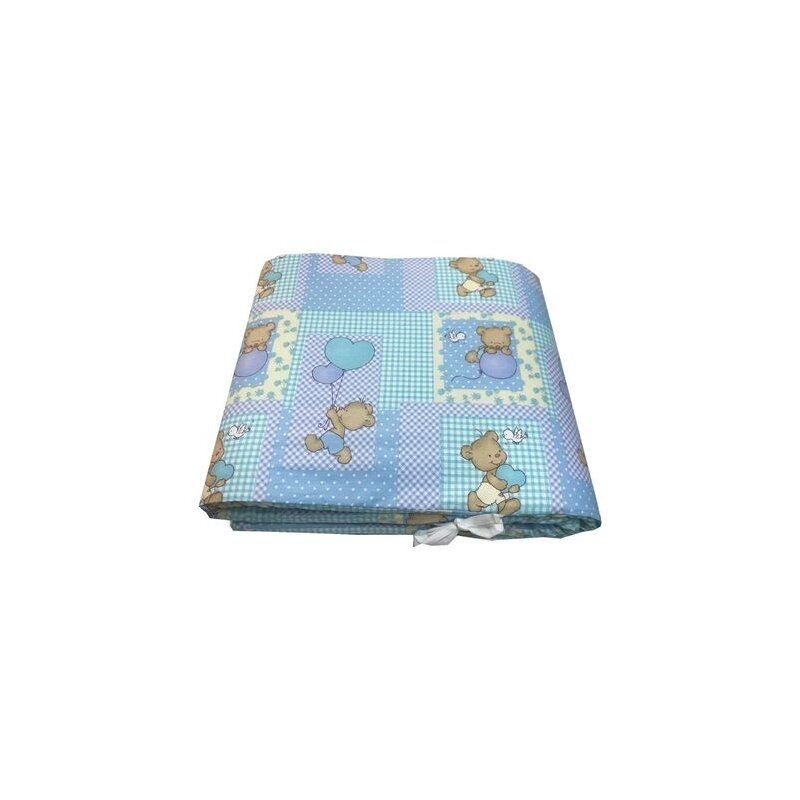 Deseda - aparatori laterale protectii laterale pat 120x60 cm h60cm cu burete ursuleti pe albastru
