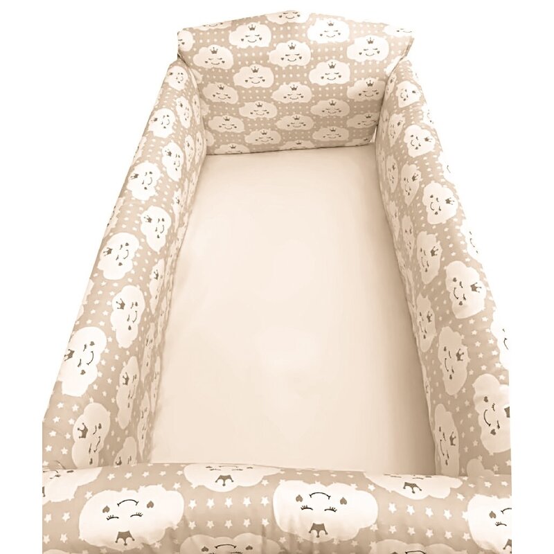 Deseda - aparatori laterale protectii pat 140x70 cm maxi norisori pe bej