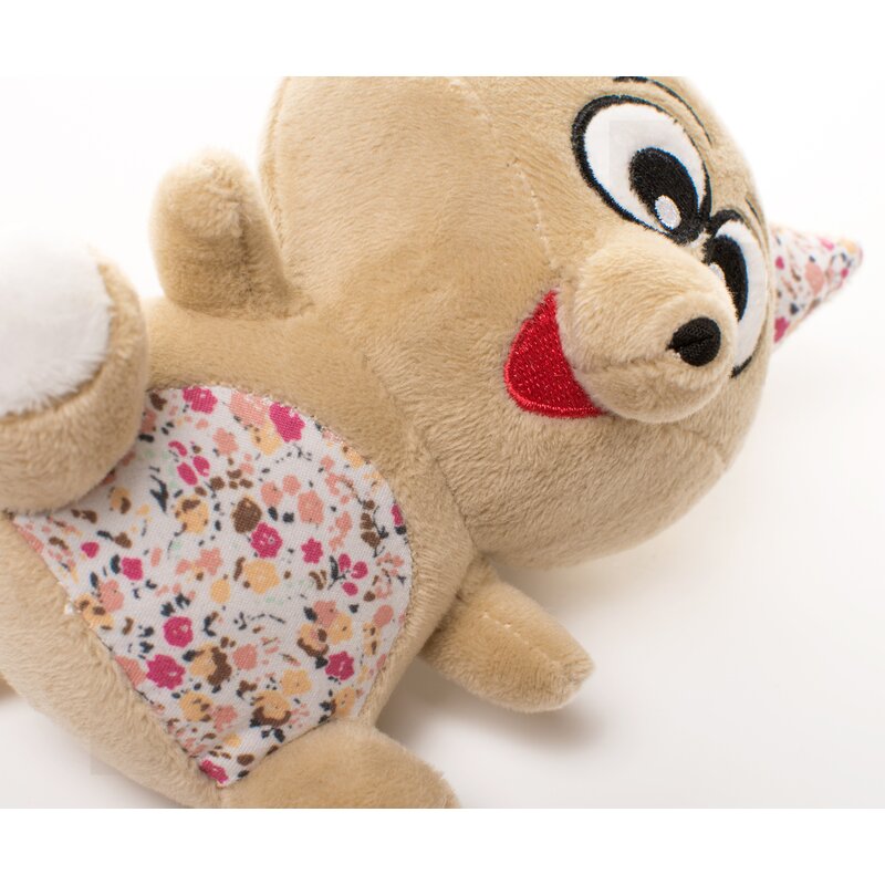 4baby - arc cu jucarii pentru patut si carucior plush arch vulpi maro/bej f12