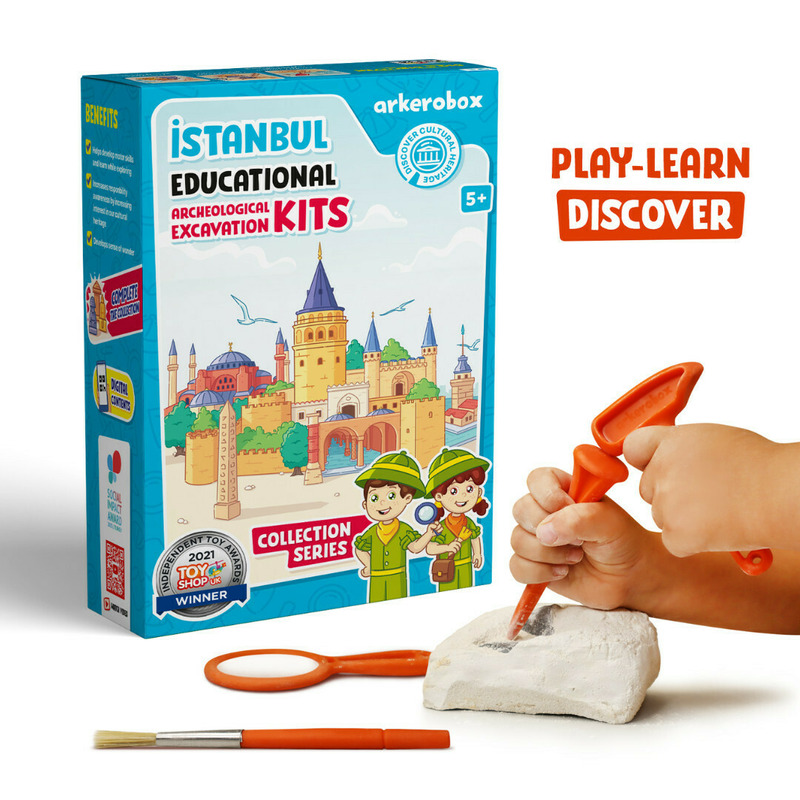 Arkerobox - set arheologic educational si puzzle 3d, istanbul