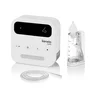 Aspirator nazal electric, Lionelo, Babyair Flow, Multifunctional, 9 trepte de aspirare, Functionare wireless pana la 2.5 h, Silentios, Functie de lampa, 3 varfuri din silicon, Perie de curatare inclusa, Cablu de incarcare USB-C, Alb - 6