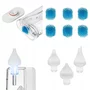 Aspirator nazal electric, Lionelo, Babyair Flow, Multifunctional, 9 trepte de aspirare, Functionare wireless pana la 2.5 h, Silentios, Functie de lampa, 3 varfuri din silicon, Perie de curatare inclusa, Cablu de incarcare USB-C, Alb - 19