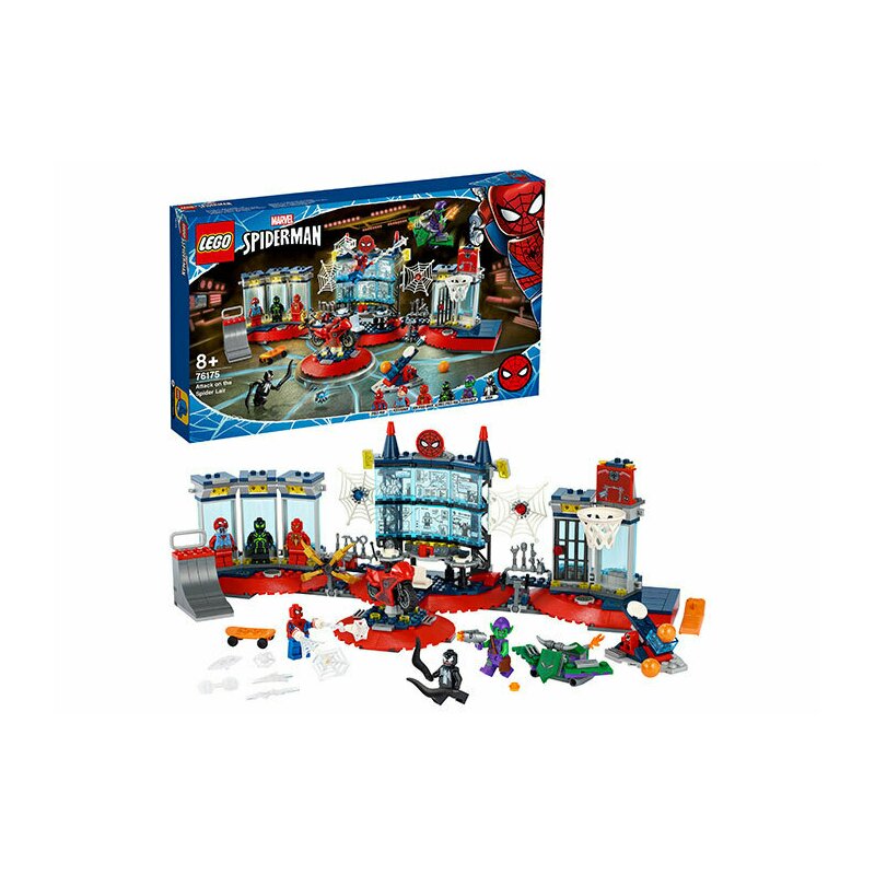 Lego - atacul asupra bazei lui spider-man