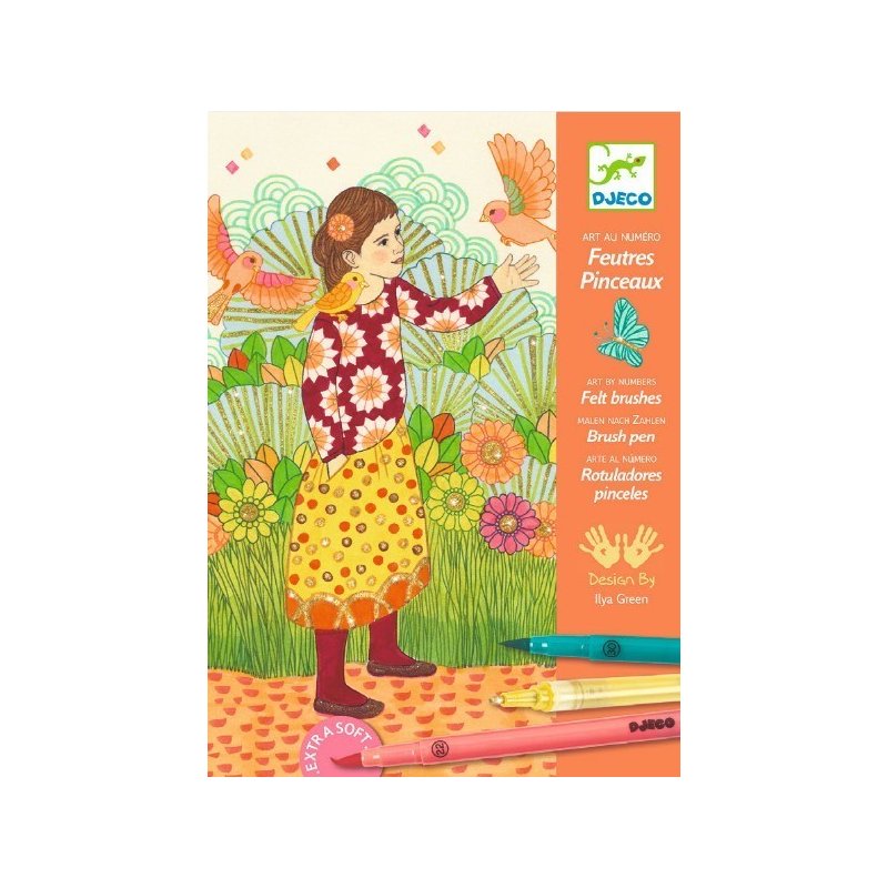 Djeco - atelier creativ de desenat , in natura