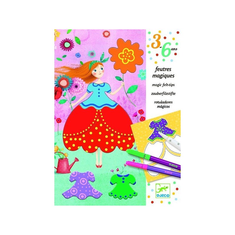 Djeco - atelier de desen rochii frumoase