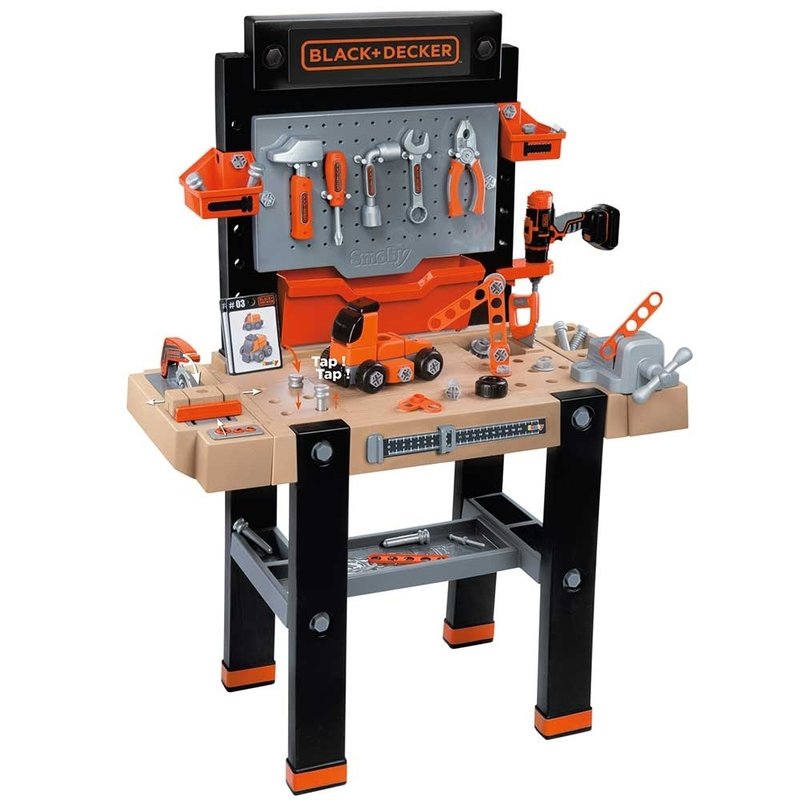 Smoby - atelier black & decker bricolo ultimate cu accesorii