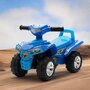 Atv copii, Baby Mix, Pana la 27 kg, Cu sunete si lumini, Cu sezut confortabil, Cu suport jucarii sub scaun, Cu roti rezistente, 12-36 luni, Blue - 5