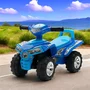 Atv copii, Baby Mix, Pana la 27 kg, Cu sunete si lumini, Cu sezut confortabil, Cu suport jucarii sub scaun, Cu roti rezistente, 12-36 luni, Blue - 4