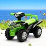 Atv copii, Baby Mix, Pana la 27 kg, Cu sunete si lumini, Cu sezut confortabil, Cu suport jucarii sub scaun, Cu roti rezistente, 12-36 luni, Green - 2
