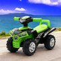 Atv copii, Baby Mix, Pana la 27 kg, Cu sunete si lumini, Cu sezut confortabil, Cu suport jucarii sub scaun, Cu roti rezistente, 12-36 luni, Green - 4