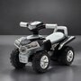 Atv copii, Baby Mix, Pana la 27 kg, Cu sunete si lumini, Cu sezut confortabil, Cu suport jucarii sub scaun, Cu roti rezistente, 12-36 luni, Grey - 3