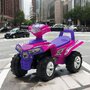 Atv copii, Baby Mix, Pana la 27 kg, Cu sunete si lumini, Cu sezut confortabil, Cu suport jucarii sub scaun, Cu roti rezistente, 12-36 luni, Pink - 4