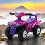 Atv copii, Baby Mix, Pana la 27 kg, Cu sunete si lumini, Cu sezut confortabil, Cu suport jucarii sub scaun, Cu roti rezistente, 12-36 luni, Pink - 3