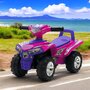 Atv copii, Baby Mix, Pana la 27 kg, Cu sunete si lumini, Cu sezut confortabil, Cu suport jucarii sub scaun, Cu roti rezistente, 12-36 luni, Pink - 2