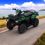 ATV electric copii, Baby Mix, Quad, Pana la 30 kg, Cu 3 viteze, Cu indicator digital al bateriei, Cu sunete si lumini, Sezut confortabil, Cu roti rezistente, 36 luni+, Green - 4