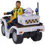 Simba - ATV Police Cu accesorii, Cu figurina Malcolm Pompierul Sam - 3