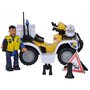 Simba - ATV Police Cu accesorii, Cu figurina Malcolm Pompierul Sam - 5