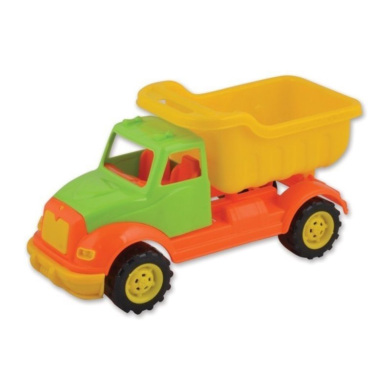 Ucar toys - autobasculanta 30 cm cu 36 piese constructie
