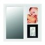 Baby art - Mirror Print Frame White & Black - 1