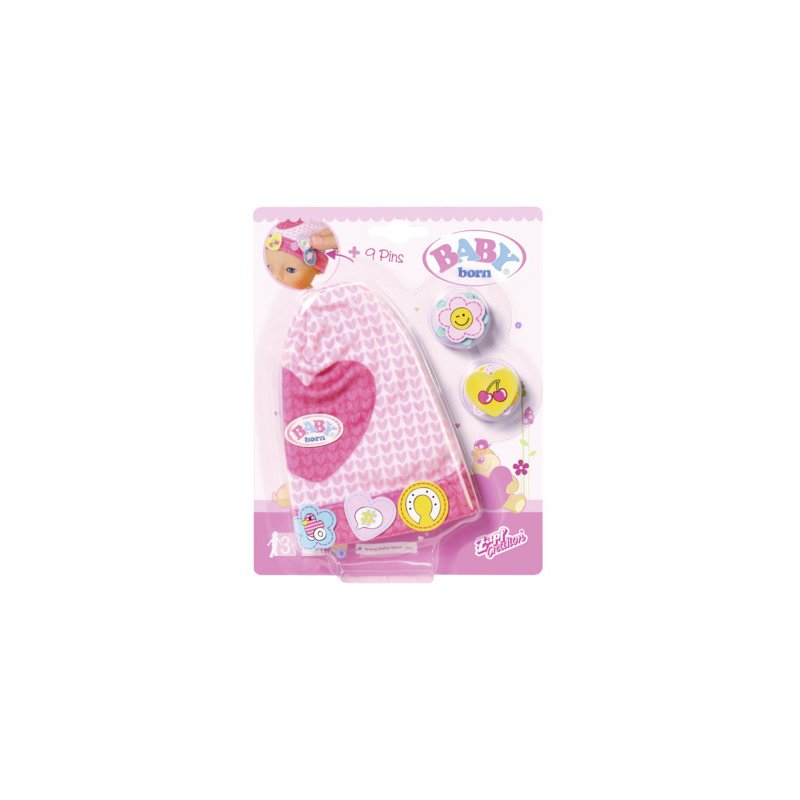 Zapf - caciulita cu insigne baby born, 43 cm
