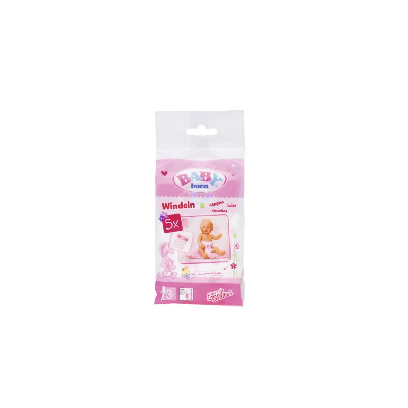 Zapf - baby born - scutece, 5 buc