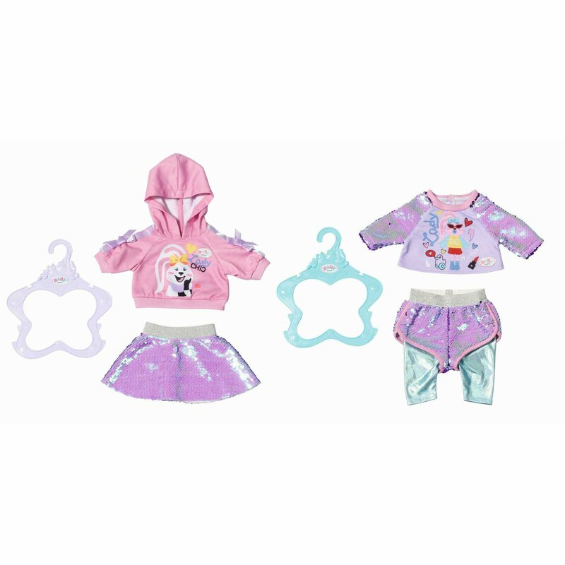 Zapf creation - baby born - set hainute fashion 43 cm diverse modele