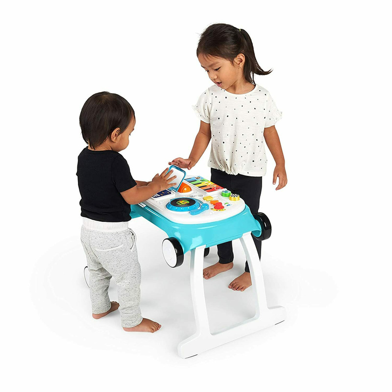 Baby einstein - centru de activitati mix & roll, 4 in 1, cu sunete si lumini, 6 - 36 luni, unisex, albastru