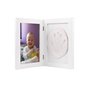 Baby HandPrint - Kit mulaj Memory Frame, Cu rama foto 13x18 cm, Non-toxic, Conform cu standardul european de siguranta EN 71-3:2019, Alb - 2