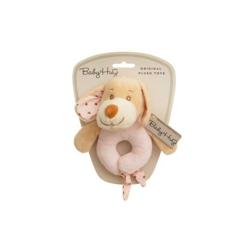 Baby hug - zornaitoare de plus catelus, roz