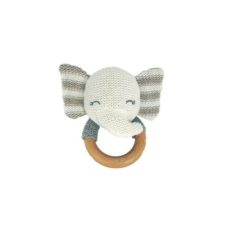 Baby Hug - Jucarie crosetata pentru dentitie - model elefantel