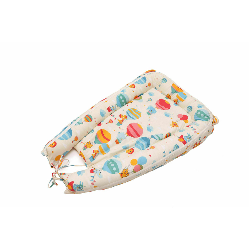 Baby nest balonase - culcus bebelus pentru dormit, reversibil, multifunctional 100 x 60cm
