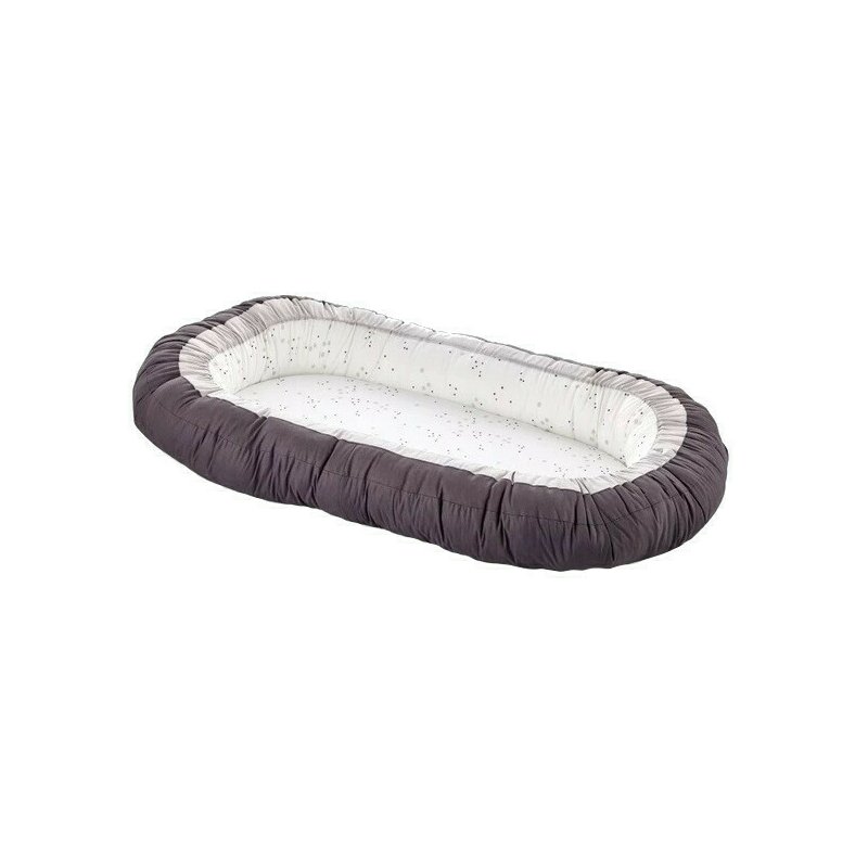 Babyjem - baby nest cu 2 fete luxury between parents (culoare: bleu)