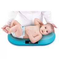 BabyOno - Cantar electronic bebelusi, Ecran LCD, Max. 20 kg, Ergonomic, Albastru