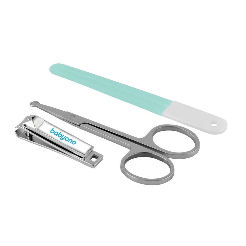 Babyono - set manichiura pentru bebelusi si copii mint