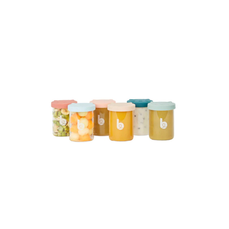 Babymoov - set 6 boluri din sticla isy 250 ml