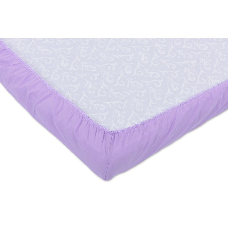 BabyNeeds - Cearceaf cu elastic 120x60 cm, Lila