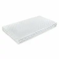 Saltea patut bebe, Babyneeds, Confort, Cu husa detasabila, Antialergica, Spuma, 160x80x15 cm, 0 luni+, Alb