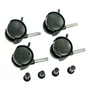 Set 4 roti, Qmini, Compatibile cu patuturile Babyneeds si Qmini, Negru - 1