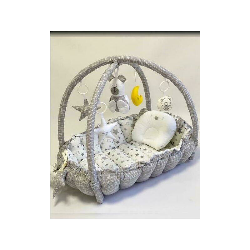 Mykids - babynest 2 in 1 0722 gray