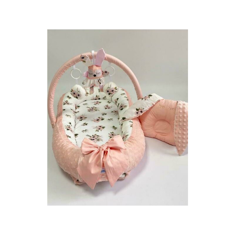 Mykids - babynest plush 0109 bunny peach