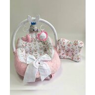 Mykids - Babynest Plush  0114 Bunny Pink