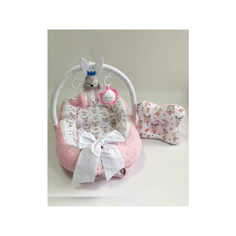 Mykids - Babynest Plush 0114 Bunny Pink