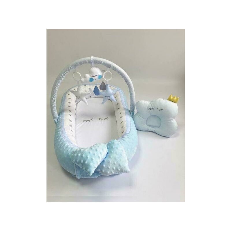 Mykids - Babynest Plush 0169 Cloud Blue