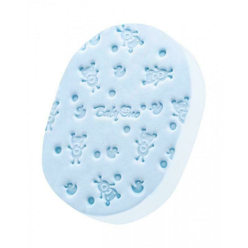 BabyOno - Burete delicat pentru baie, 8.5 x 11 cm, Albastru