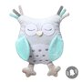 BabyOno - Jucarie de plus, Bufnita Sofia, 20 x 30 cm, cu Clopotel intern, Moale, Albastru