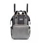 BabyOno - Rucsac pentru mamici, 40x30 cm, 12 buzunare, Cu protectie de schimbat scutecul, Cu izolarea termica suplimentara, Negru - 2