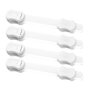 BabyOno - Set 4 protectii pentru mobilier, Universale, Alb - 1