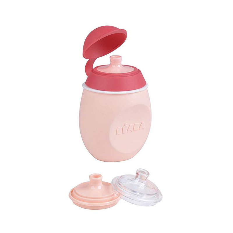 Beaba - recipient babysqueez 2 in 1, roz