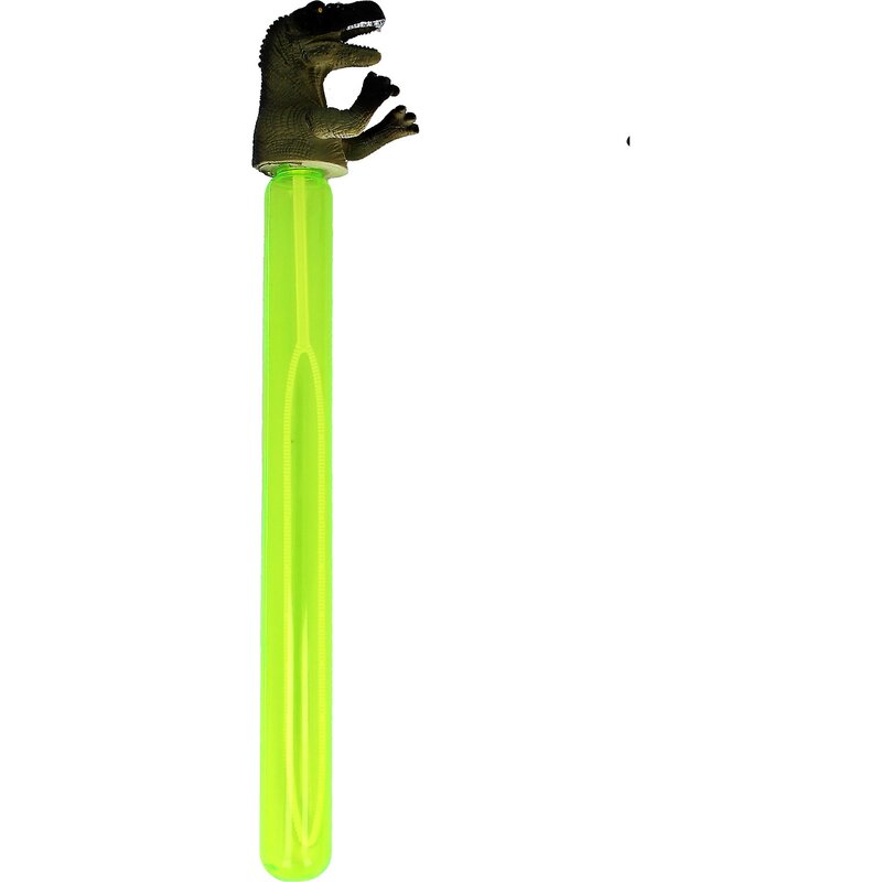 Keycraft - baloane de sapun bagheta dino , 40 cm, verde
