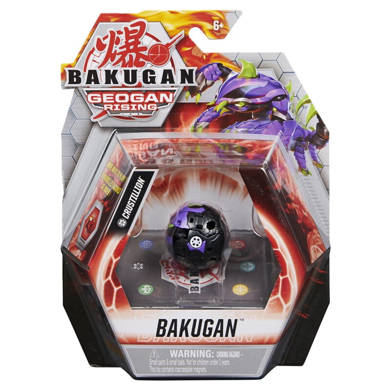 Spin master - figurina crustillion , bakugan, geogan, sezonul 3